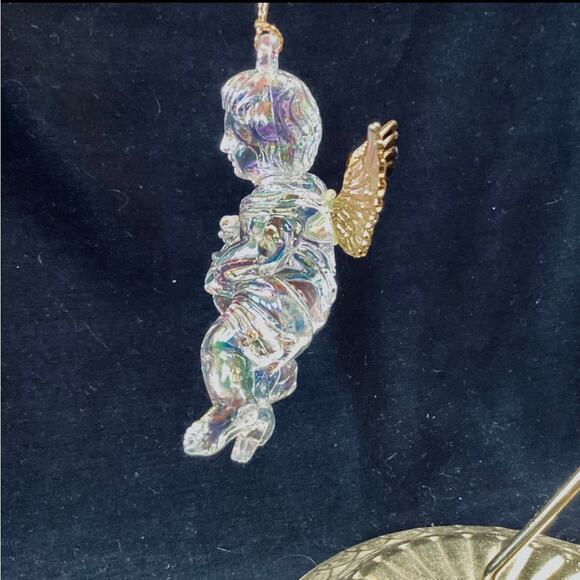 Irridiscent Christmas Angel Ornament - Picture 4 of 5